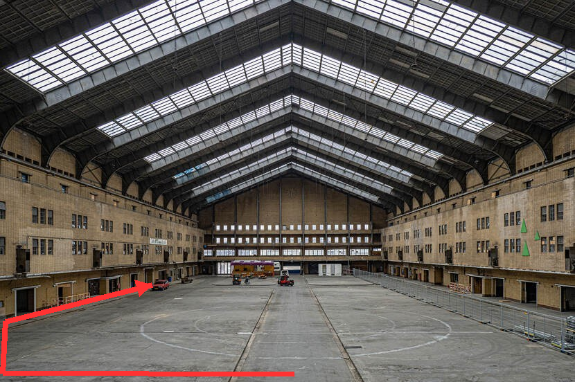 view when entering hall